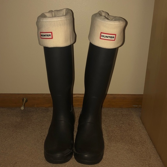 Hunter Shoes - Hunter Rain boots WITH socks